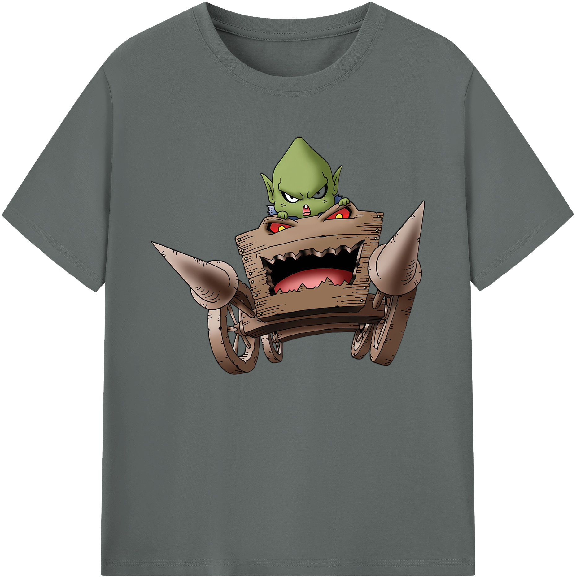 （画像用） ドラゴンクエスト Doragon Kuesuto Dragon Quest 綿100％ メンズ半袖Tシャツ｜肌触りやわらか＆通気性